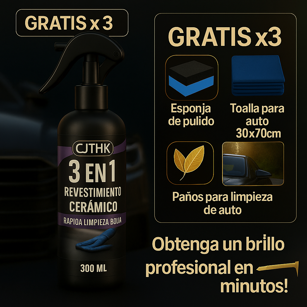 REVESTIMIENTO NANO CERAMICO 100 ML LIMLEX® + ENVIO GRATIS🛩
