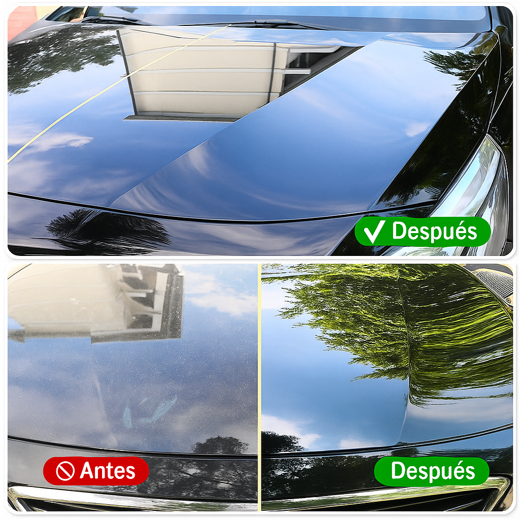 Antes y después del recubrimiento cerámico LimLex